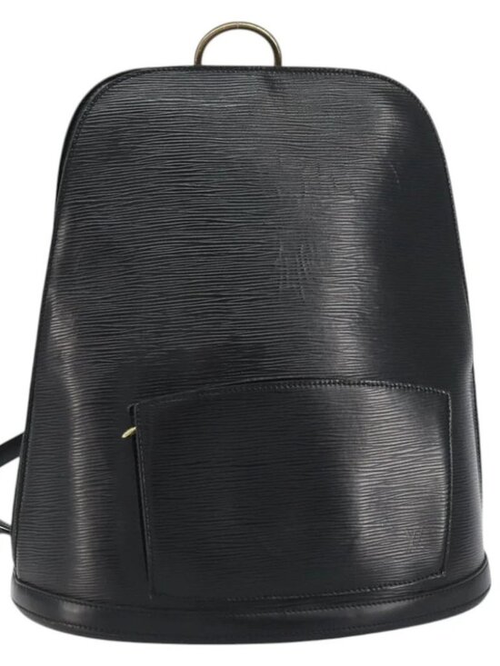 LOUIS VUITTON Epi Coblanc Shoulder Bag Black